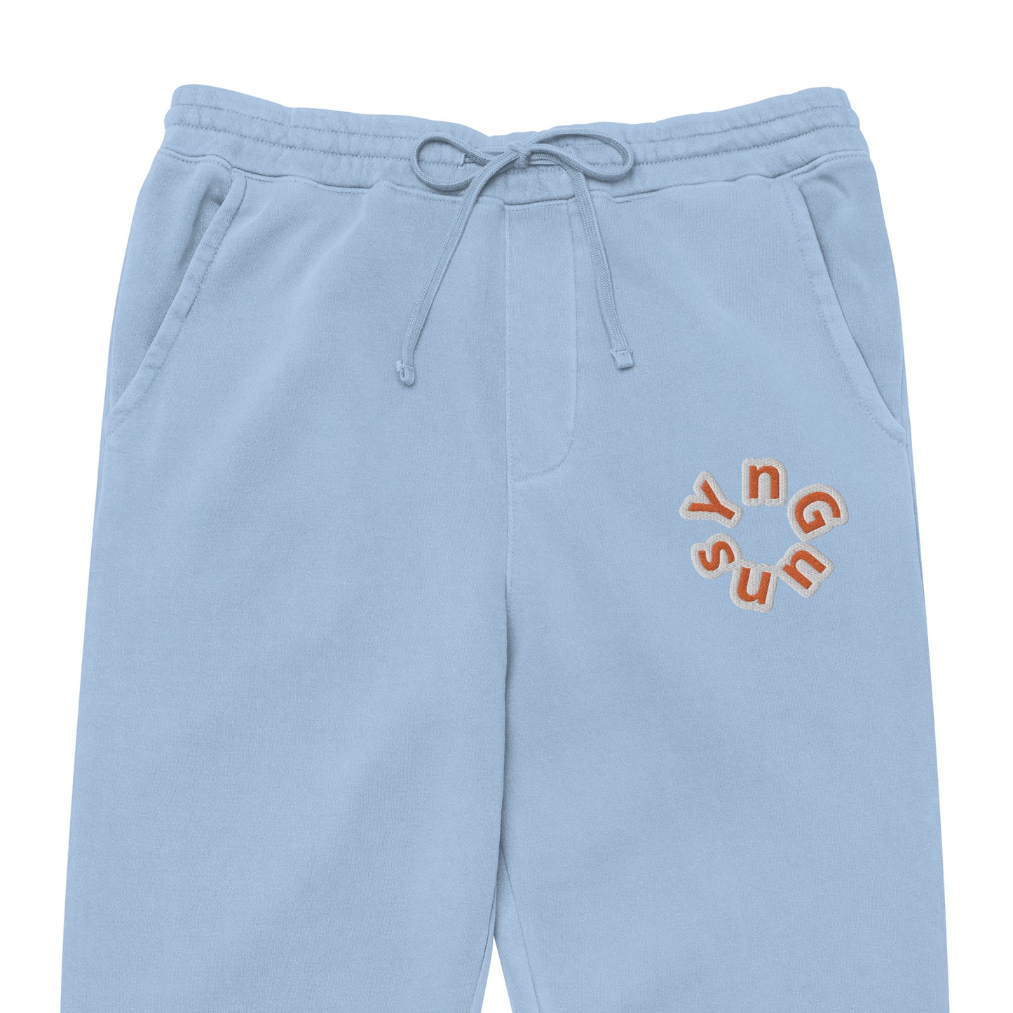 YnGuns™ Pantalones deportivos con logo circular bordado - Algodón hilado en anillos de primera calidad