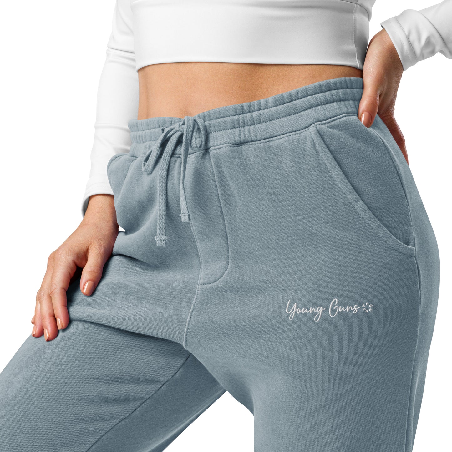 YnGuns™ Embroidered "Young Guns" Sweatpants - Premium Ring Spun Cotton