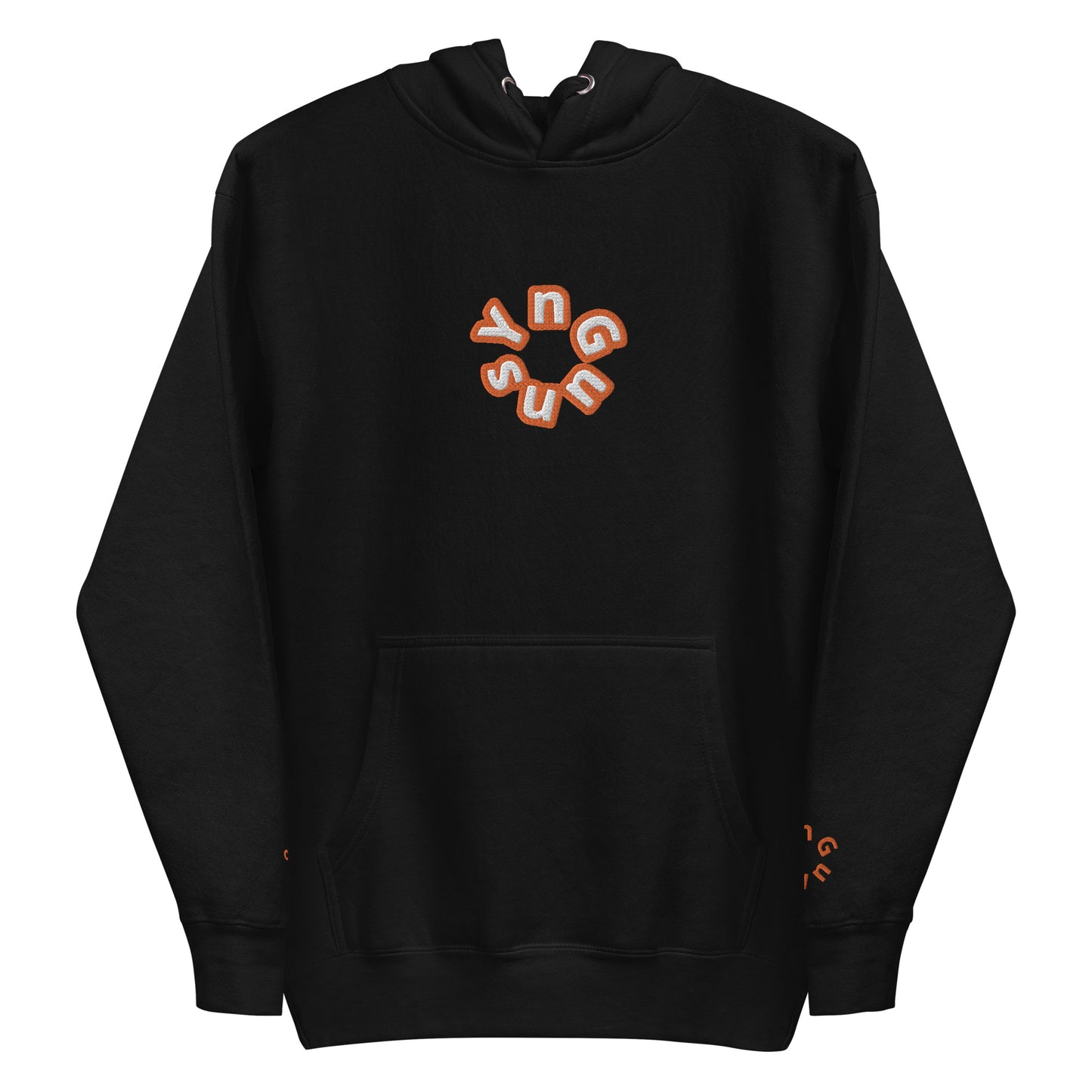 YnGuns™ Exclusive Embroidered Circle Logo Hoodie