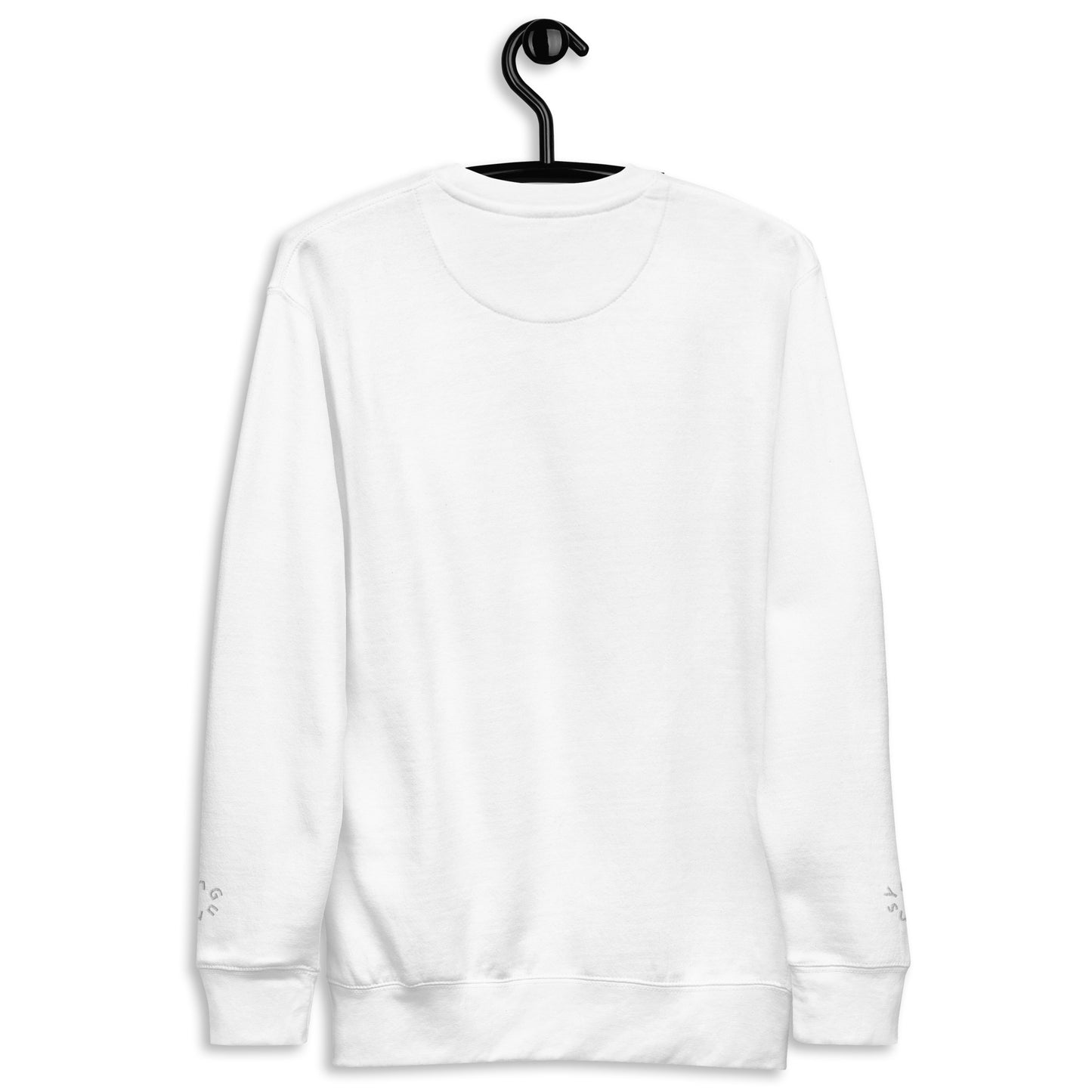 YnGuns™ Premium White Embroidered "Young Guns" Sweatshirt